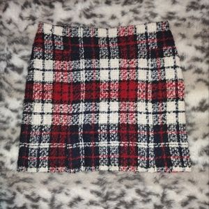 Tommy Hilfiger Red, White, Blue Pleated Skirt NWT Size 4